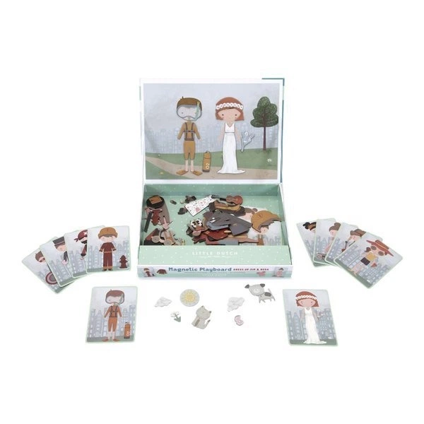Набір магнітів Little Dutch Rosa & Jim (LD4776) (8713291447769) - зображення 2