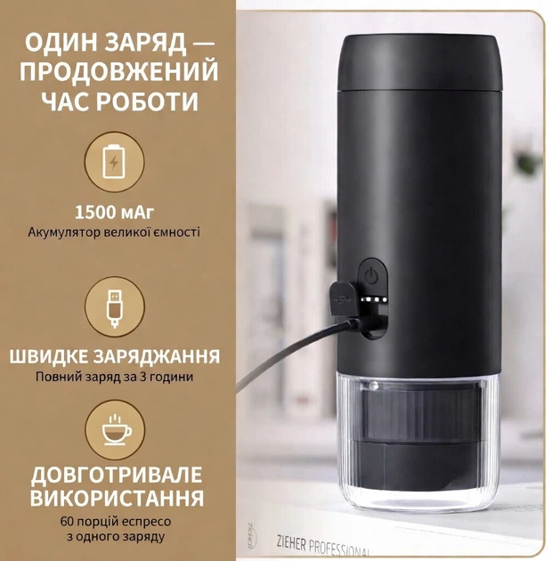 Кофеварка портативная KF2S для капсул и молотого кофе - изображение 3