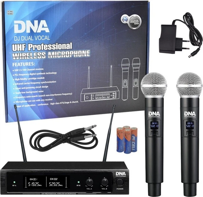 Бездротова мікрофонна система DNA DJ DUAL VOCAL (5907780140146) - зображення 6
