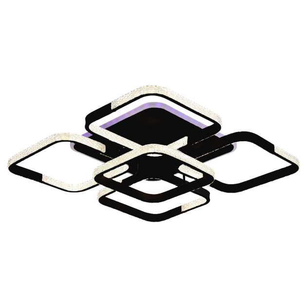 Люстра потолочная светодиодная с музыкальной колонкой и RGB подсветкой для большой гостиной VALESO YZD1271 - изображение 10