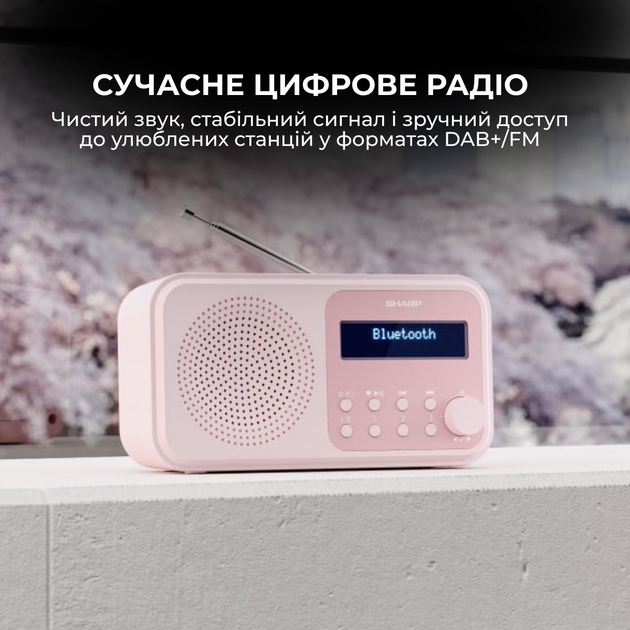 Радиоприемник Sharp DR-P420 Pink - Фото 6 Радиоприемник Sharp DR-P420 Pink - изображение 6