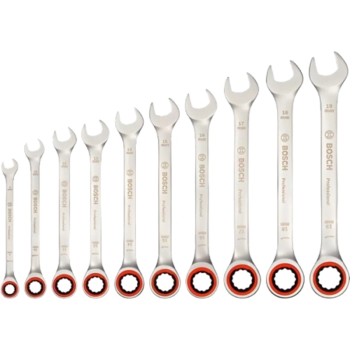 Набір комбінованих ключів Bosch Professional 10 шт для монтажних робіт Сірий (1600A02AU0) - Фото 1 Набір комбінованих ключів Bosch Professional 10 шт для монтажних робіт Сірий (1600A02AU0) - зображення 1
