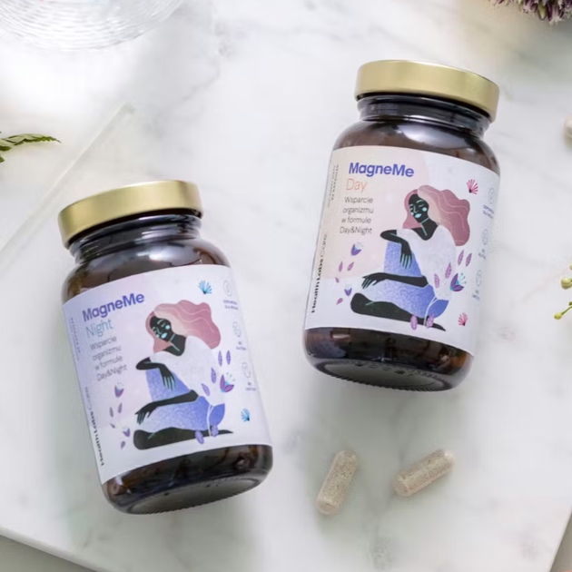 Zestaw suplementów diety Health Labs Care MagneMe Day 60 kapsułek + MagneMe Night 60 kapsulek (5903957410616) - Zdjęcie 3 Zestaw suplementów diety Health Labs Care MagneMe Day 60 kapsułek + MagneMe Night 60 kapsulek (5903957410616) - obraz 3