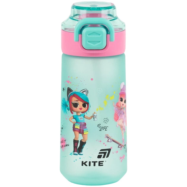Пляшечка для води Kite 560 мл LOL LO26-1213 - Фото 1 Пляшечка для води Kite 560 мл LOL LO26-1213 - зображення 1