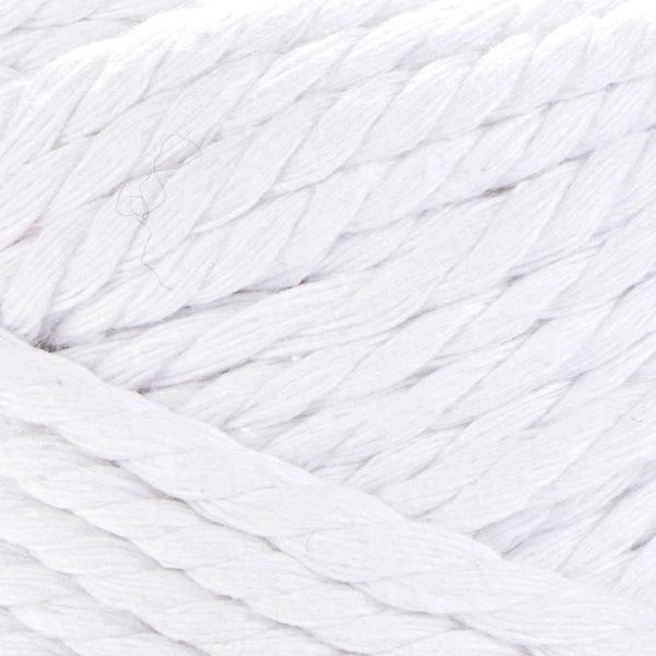 Шнур кручений YarnArt macrame rope 3мм білий 250г (№751) - изображение 4