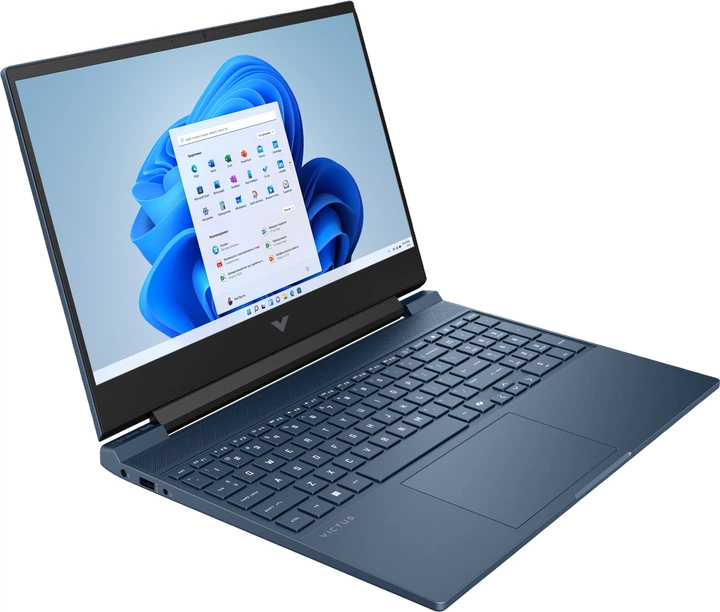 Ноутбук HP Victus 15-fa2039nw (C1LW2EA) Performance Blue - Фото 2 Ноутбук HP Victus 15-fa2039nw (C1LW2EA) Performance Blue - зображення 2