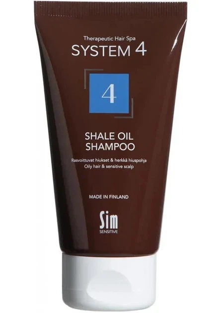 Шампунь для жирної та чутливої шкіри голови Sim Sensitive System 4 4 Shale Oil Shampoo 250 мл - Фото 1 Шампунь для жирної та чутливої шкіри голови Sim Sensitive System 4 4 Shale Oil Shampoo 250 мл - зображення 1