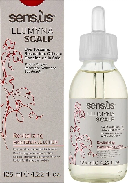 Укрепляющий лосьон для ухода за кожей головы Sensus Illumyna Scalp Revitalizing Maintenance Lotion 125 мл - Фото 2 Укрепляющий лосьон для ухода за кожей головы Sensus Illumyna Scalp Revitalizing Maintenance Lotion 125 мл - изображение 2