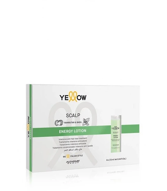 Лосьон против выпадения волос Yellow Scalp ENERGY LOTION 13 мл х 6 шт - Фото 1 Лосьон против выпадения волос Yellow Scalp ENERGY LOTION 13 мл х 6 шт - изображение 1