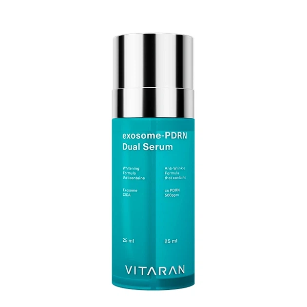 Двойная сыворотка с экзосомами и ПДРН Vitaran Exosome PDRN dual serum 50 мл - изображение 2