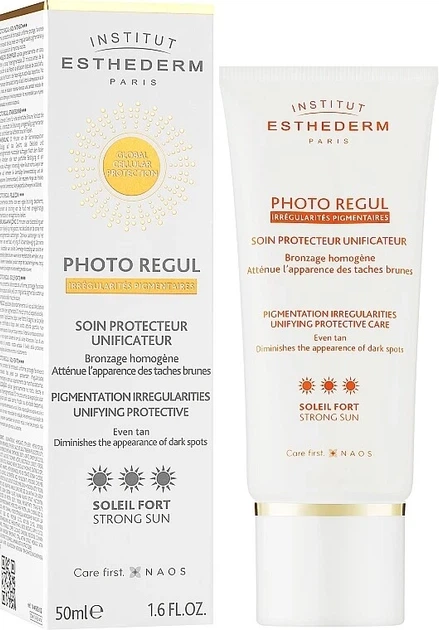 Крем для однорідної засмаги шкіри з пігментацією Institut Esthederm Pigmentation PhotoRegul 50 мл - Фото 2 Крем для однорідної засмаги шкіри з пігментацією Institut Esthederm Pigmentation PhotoRegul 50 мл - зображення 2