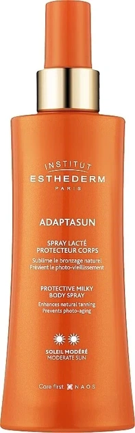 Спрей для тіла Institut Esthederm Adaptasun Active Age Protection Sublimation Tan 150 мл - Фото 1 Спрей для тіла Institut Esthederm Adaptasun Active Age Protection Sublimation Tan 150 мл - зображення 1