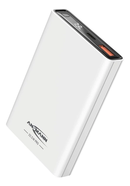 Powerbank Ansmann PB222PD 22.5W 10000mAh White (1700-0156) - obraz 2
