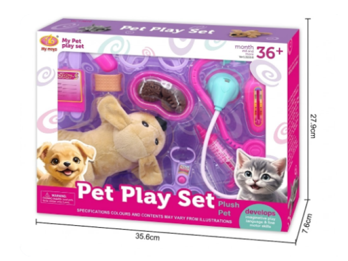 Игровой набор врача-ветеринара, KJ111A-4 - изображение 2