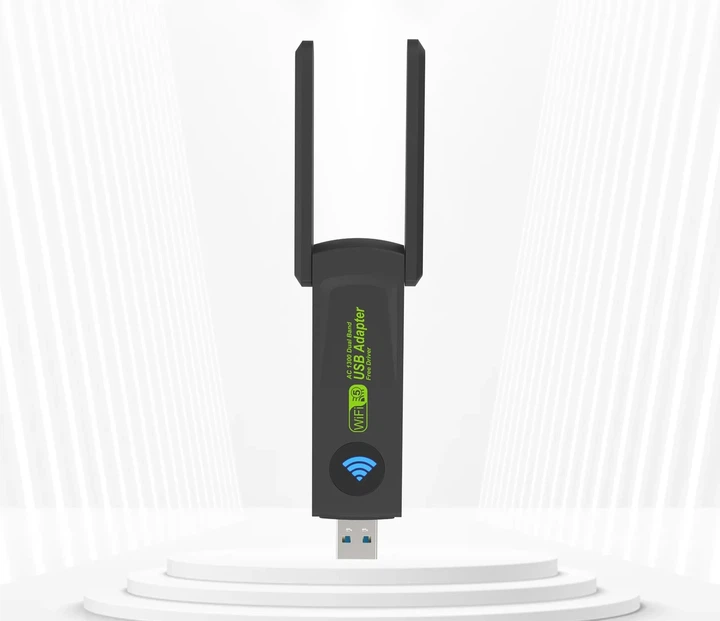 USB WiFi адаптер AC 1300 Broadcom дводіапазонний 2.4/5ГГц USB 3.0 - зображення 4