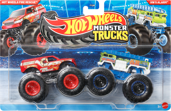 Набір із 2 машинок-позашляховиків Hot Wheels серії Monster Trucks в асортименті (FYJ64) - Фото 7 Набір із 2 машинок-позашляховиків Hot Wheels серії Monster Trucks в асортименті (FYJ64) - зображення 7