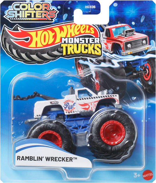 Машинка-внедорожник Hot Wheels Изменяй цвет серии Monster Trucks в ассортименте (HGX06) - Фото 2 Машинка-внедорожник Hot Wheels Изменяй цвет серии Monster Trucks в ассортименте (HGX06) - изображение 2