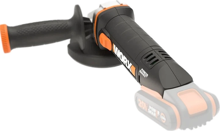 Szlifierka kątowa akumulatorowa Worx Li-Ion 20V 125 mm WX803.9 bez akumulatora oraz ładowarki (6924328321156) - obraz 9