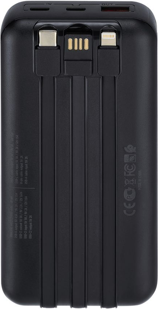 УМБ RIVACASE Rivapower VA2221 10000 mAh 22.5W Black (VA2221_BK) - зображення 2