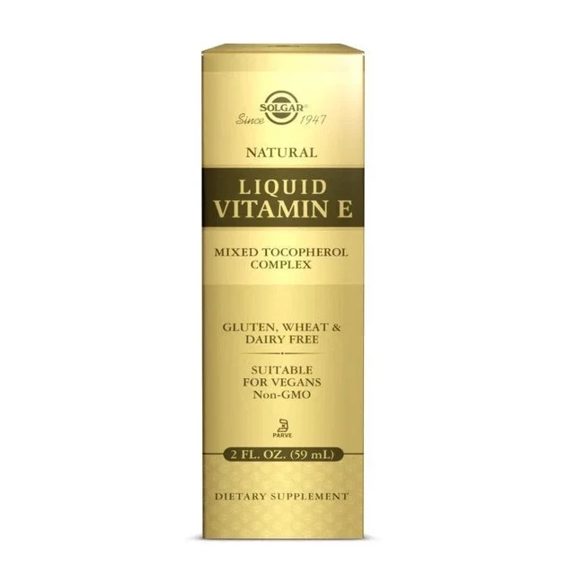 Рідкий вітамін Е з крапельницею-дозатором Solgar (Liquid Vitamin E) 60 мл - зображення 2