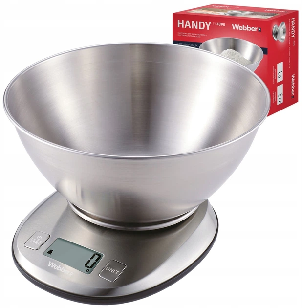 Ваги кухонні Webber Handy EK4390 (05EK4390) - Фото 1 Ваги кухонні Webber Handy EK4390 (05EK4390) - зображення 1
