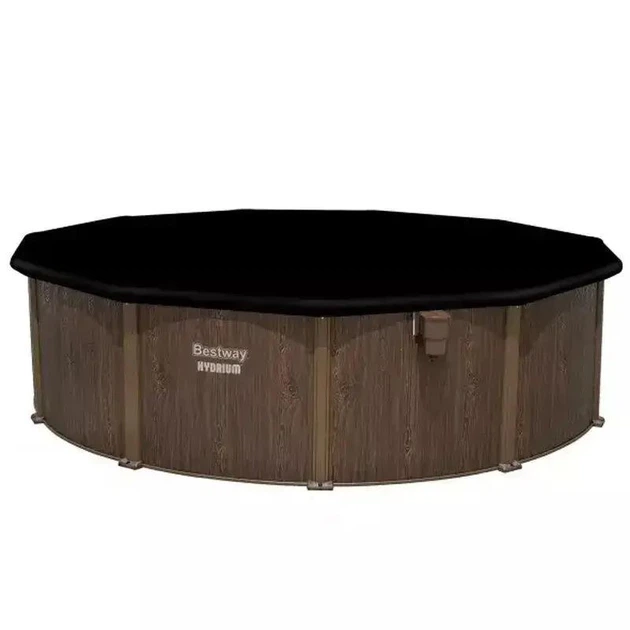 Каркасный бассейн Bestway Hydrium 561CS 27221 л 549×130 см с песочным фильтром, подстилкой, лестницей и тентом (LN7-BW 561CS) - изображение 3