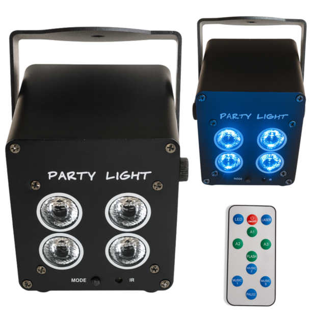 Reflektor sceniczny Light4Me Accu Par RGBWA-UV LED Akumulatorowy (5908249834422) - obraz 2