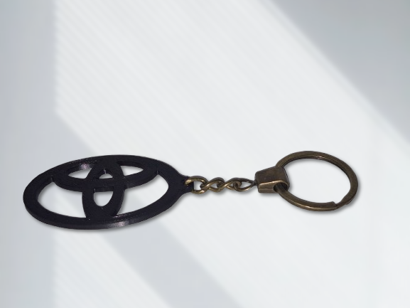 Брелок TOYOTA 3,5х5,5см 3D - Фото 1 Брелок TOYOTA 3,5х5,5см 3D - зображення 1