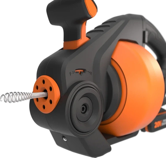 Очищувач труб акумуляторний Worx 20 В 560 об/хв WX891.9 без акумулятора та зарядного пристрою (6943475881412) - зображення 3