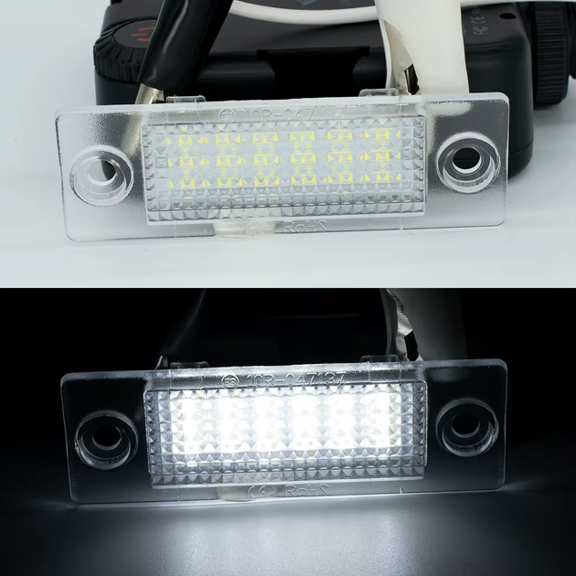 Подсветка номера Volkswagen Transporter T5, Passat B5/B6, Caddy, Jetta 5, Touran, Skoda Superb MK1 - изображение 3