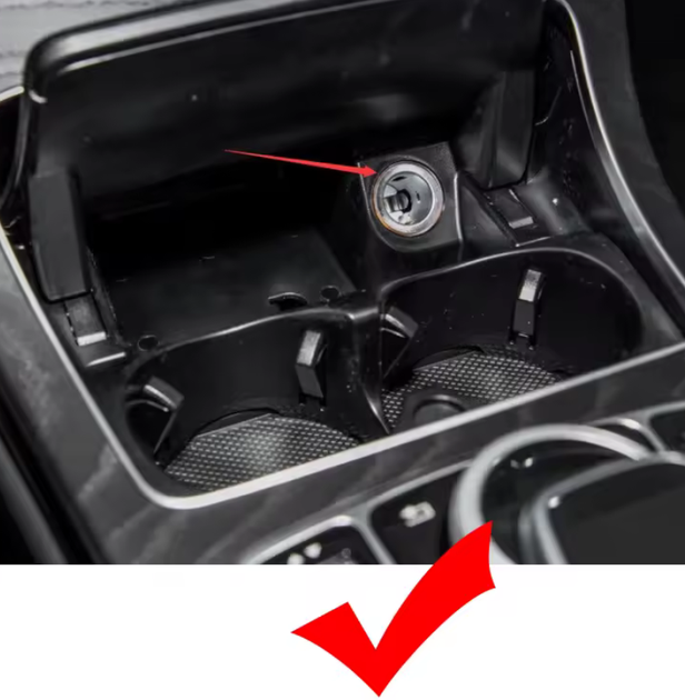Бездротова автомобільна зарядка Mercedes Benz W205 X253 C/GLC-Class - зображення 5