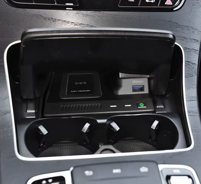 Бездротова автомобільна зарядка Mercedes Benz W205 X253 C/GLC-Class - зображення 8