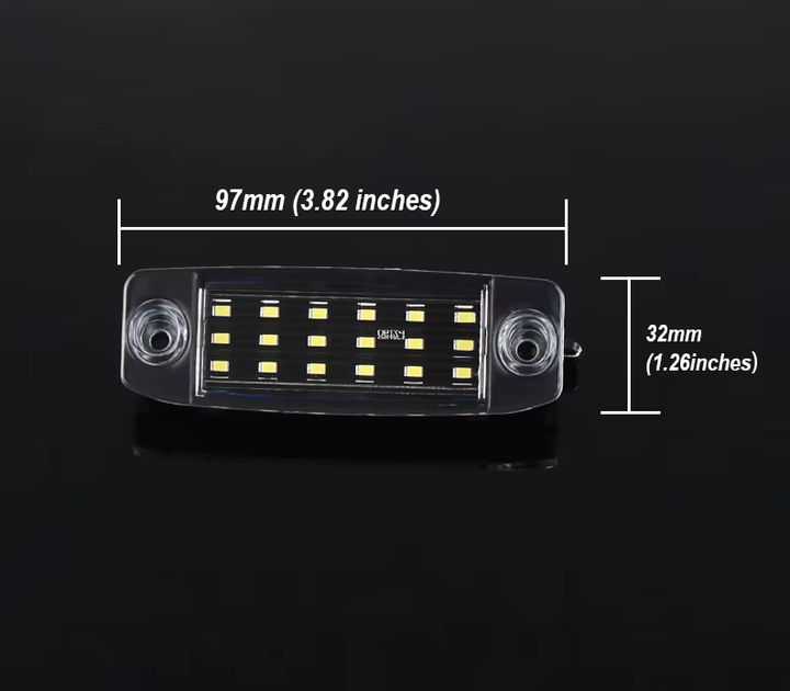 Подсветка номера Hyundai i30, i40, Sonata 10, Kona / Kia Sportage 3, Borrego, Mohave, Opirus, Carens, Sorento - изображение 7