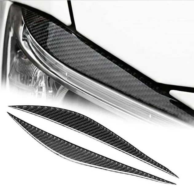 Карбоновые накладки на фары (реснички) BMW F30 / F34 - изображение 2