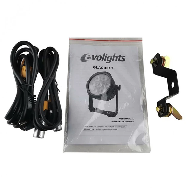 Reflektor sceniczny Evolights Glacier 7 RGBWA UV (5908249803589) - obraz 9