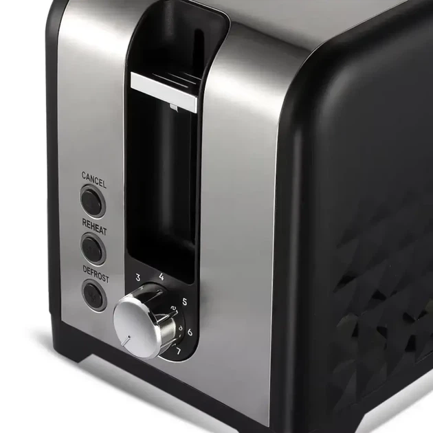 Тостер на 2 відділення 7 режимів підсмажування та 3 режимами роботи 900W R.2101 - Фото 5 Тостер на 2 відділення 7 режимів підсмажування та 3 режимами роботи 900W R.2101 - изображение 5