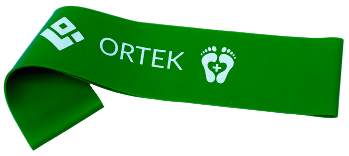Фитнес резинка для тренировки стоп Ortek 25 см 5x25 см - размер Середній - изображение 4