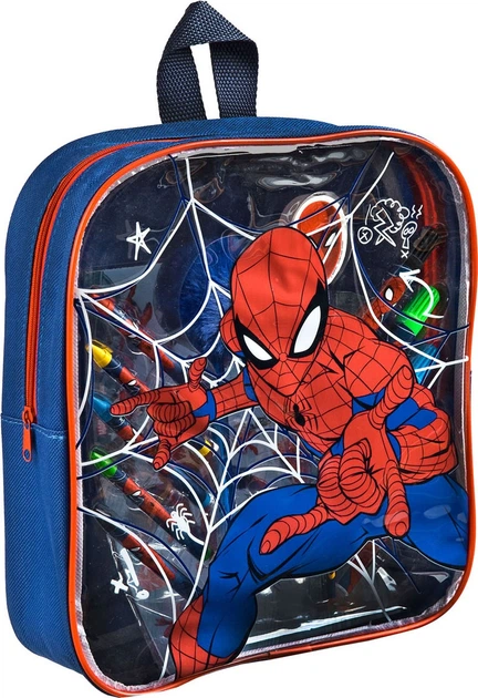 Zestaw do kolorowania Multicolor Spiderman w plecaku 2760306 (4043946307242) - obraz 2