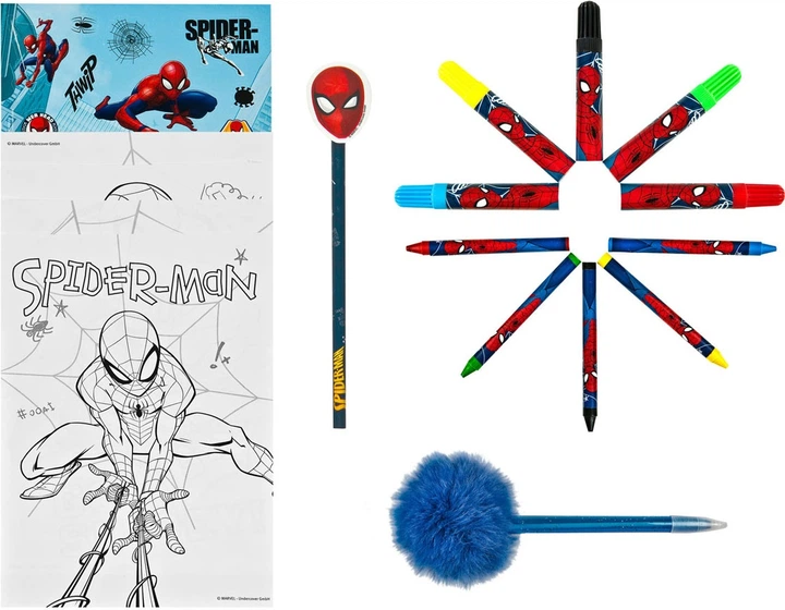 Zestaw do kolorowania Multicolor Spiderman w plecaku 2760306 (4043946307242) - obraz 6