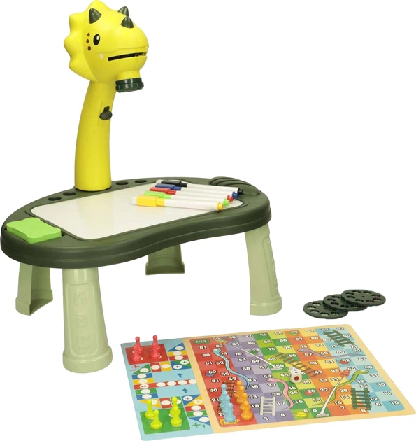Zestaw do rysowania Lobbes Dinosaur z projektorem (8718012048973) - obraz 3