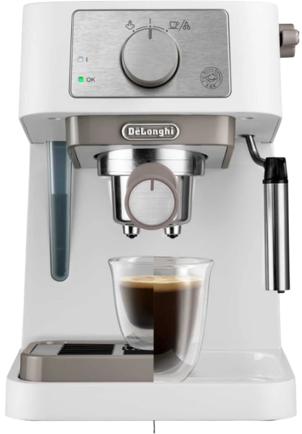 Кавоварка рожкова Delonghi Stilosa EC260.W - зображення 2