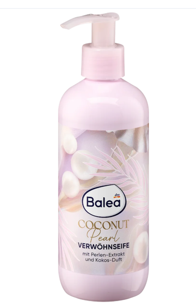 Рідке мило для рук «Кокосова перлина», Balea Coconut Pearl 300 мл - Фото 1 Рідке мило для рук «Кокосова перлина», Balea Coconut Pearl 300 мл - изображение 1