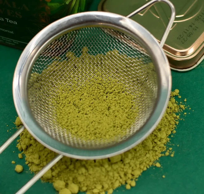 Органический чай в банке Церемониальная Матча Organic Ceremonial Matcha 50г Mandala Leaves 5056368353413 - изображение 3