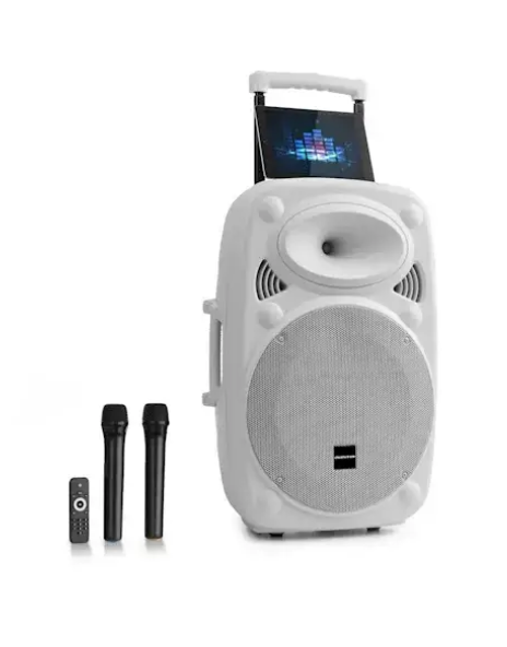 Мобильная акустическая система Auna Pro Streetstar 15" с Bluetooth, USB, SD, FM и беспроводными микрофонами - изображение 2