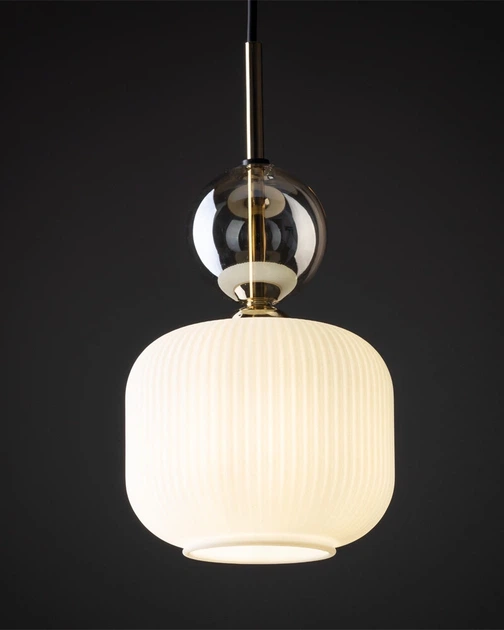 Підвісний світильник, люстра TK Lighting 11589 Sophia E14 1x10W IP20 янтарний - зображення 2