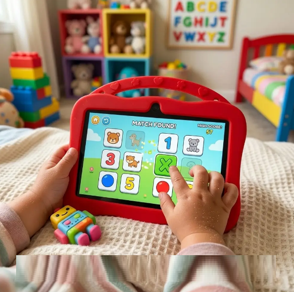 Планшет детский G123 с Hello Kitty, Wi-Fi на Android, 7, красный (G123-2) - изображение 2