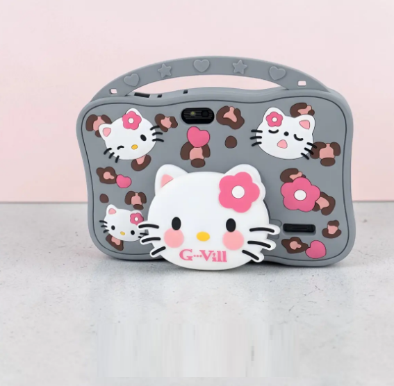 Планшет дитячий G123 з Hello Kitty, Wi-Fi на Android, 7, сірий (G123) - Фото 4 Планшет дитячий G123 з Hello Kitty, Wi-Fi на Android, 7, сірий (G123) - зображення 4