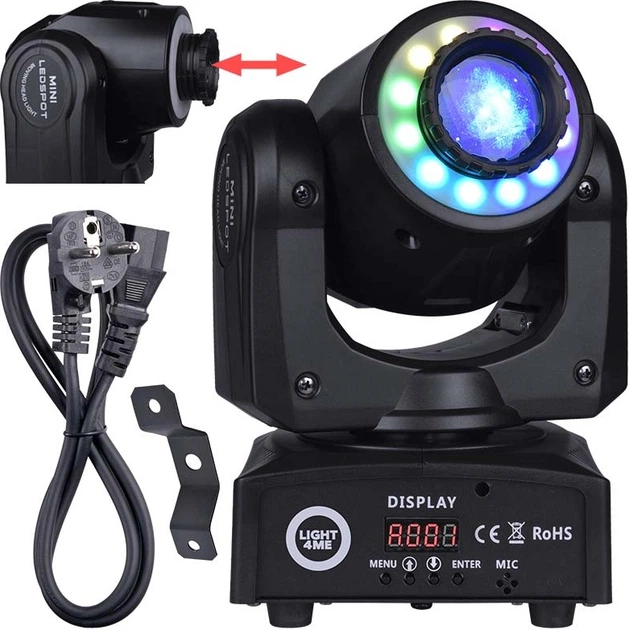 Głowica LED Light4Me ruchoma Mini LED 30 SPOT RING (5908249813854) - obraz 9