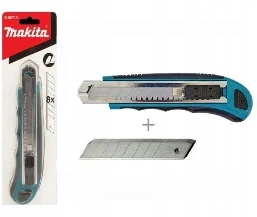 Ніж канцелярський Makita D-65713 18 мм з комплектом лез - зображення 3