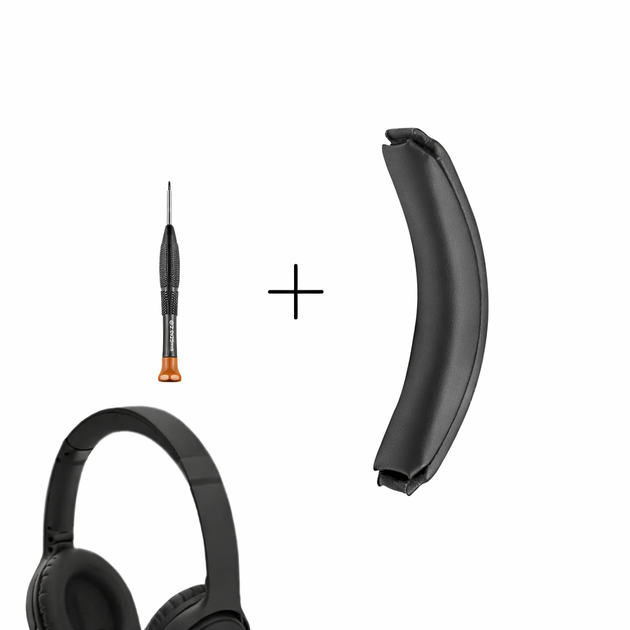 Комплект ремонта оголовья для Bose QC45 / QC SE / QC35 II подушка + клипсы (ремкомплект) - Фото 2 Комплект ремонта оголовья для Bose QC45 / QC SE / QC35 II подушка + клипсы (ремкомплект) - изображение 2